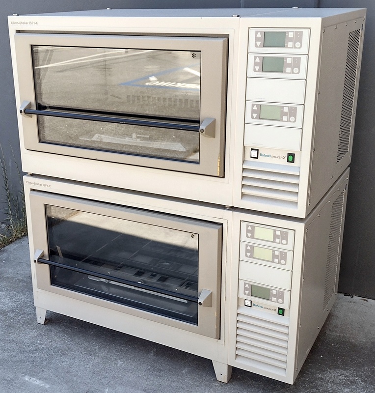 Climo-Shaker ISF1-X Floor Model Incubator Shaker Double Stack with Refrigeration/Humidity