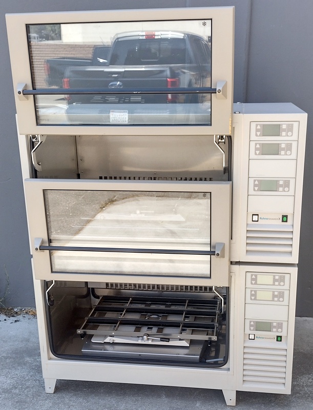 Climo-Shaker ISF1-X Floor Model Incubator Shaker Double Stack with Refrigeration/Humidity
